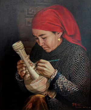 洪阿林‧喀什土陶匠人