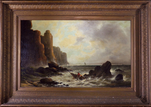 Johan Carl Neumann‧海岸(油畫)