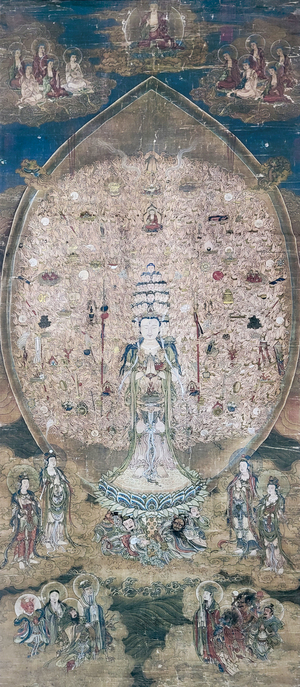 清‧千手觀音唐卡