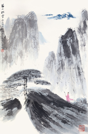 亞明‧黃山松雲