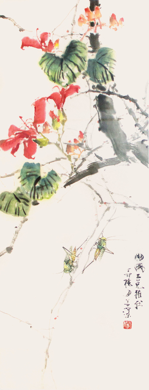 楊善深‧花紅秋蟲響