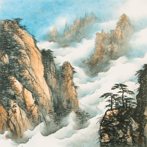 李寧‧黃山松雲